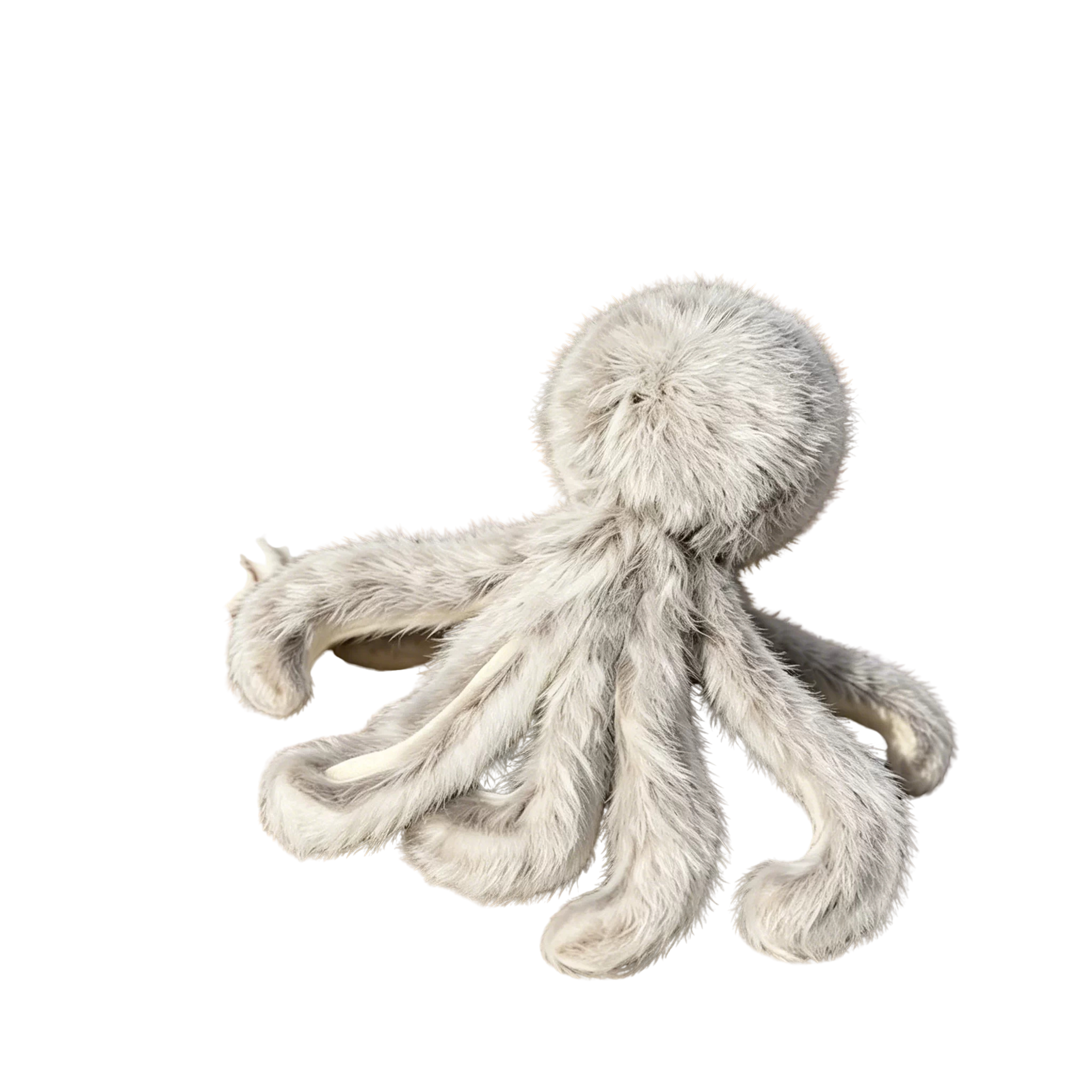 MEWTIFY Fluffy Faux Fur Octopus Cat Toy